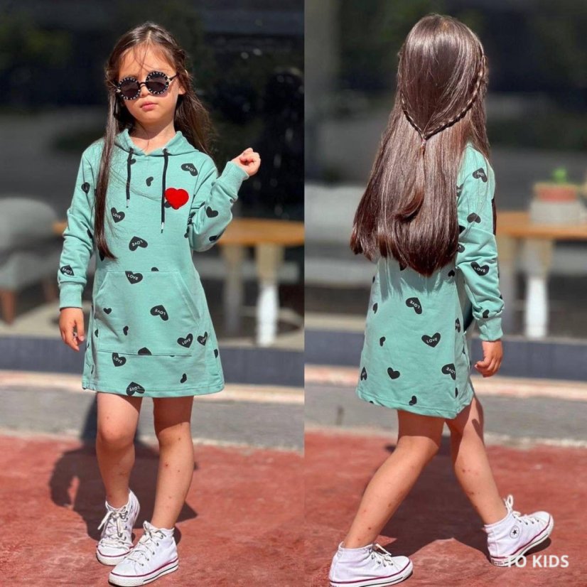Dívčí tunika Love Green