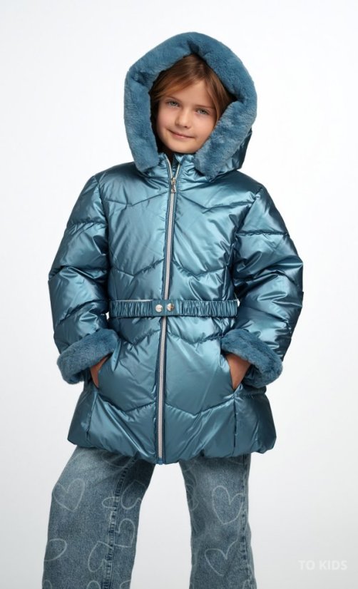 Mayoral dívčí zimní bunda Blue