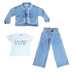 Dívčí džínový komplet Vow