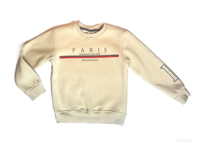 Chlapecká souprava Paris Beige - Velikost: 116/122 - 6-7 let