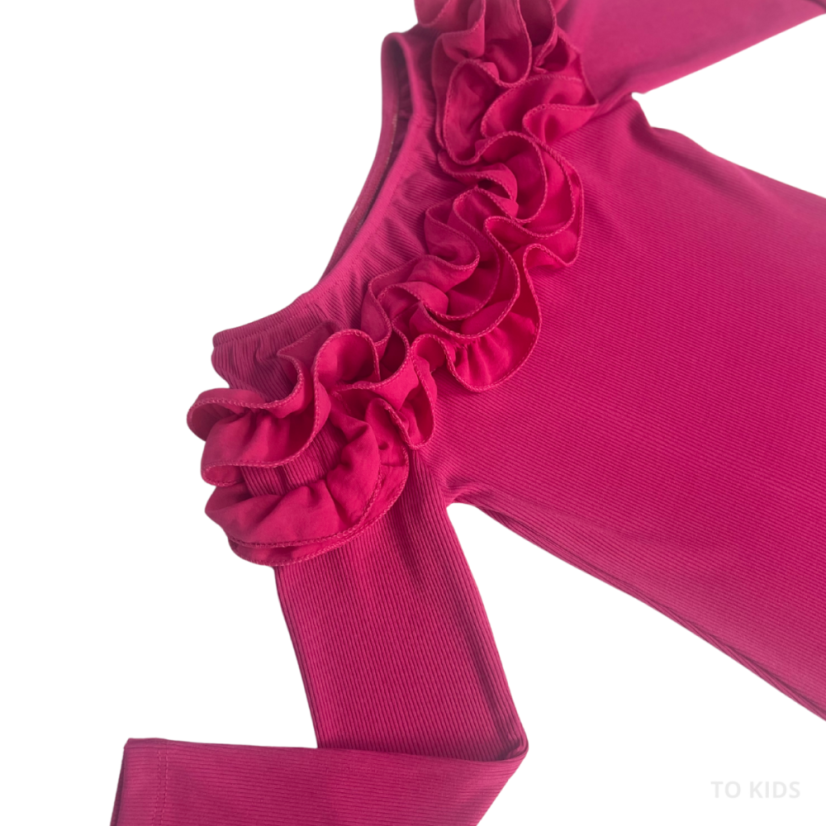 Dívčí šaty s kabelkou Pink II.