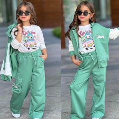 Dívčí komplet  Labubu Green