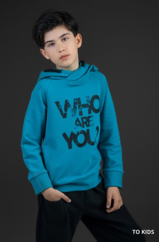 Chlapecká mikina Who are yuo Mimi - Velikost: 104/ 4 roky