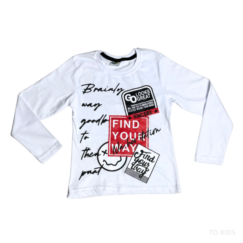 Třídílný chlapecký komplet Find Your Way