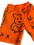 Chlapecké kraťasy Teddy orange - Velikost: 140/ 10 let