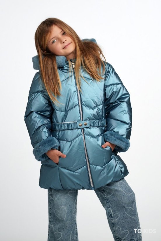 Mayoral dívčí zimní bunda Blue