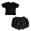 Dívčí set Flowers Black