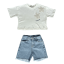 Dívčí komplet Fashion Girl - Velikost: 98/104 - 3-4 roky