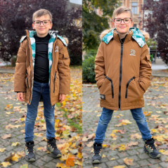 Chlapecká zimní bunda Braun