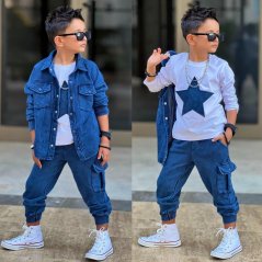 Chlapecký třídílný komplet Star