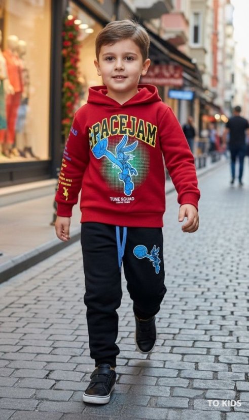 Chlapecká souprava Spacejam Red - Velikost: 98/104 - 3-4 roky