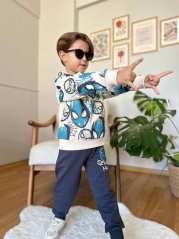 Chlapecká souprava Spiderman Blue