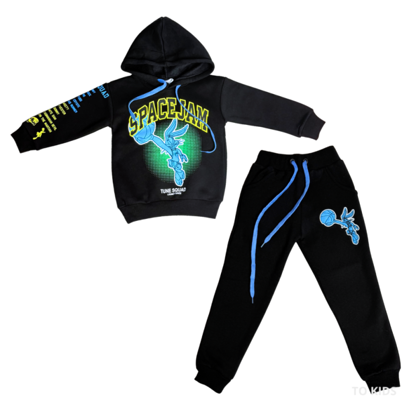 Chlapecká souprava Spacejam Black - Velikost: 104/110 - 4-5 let
