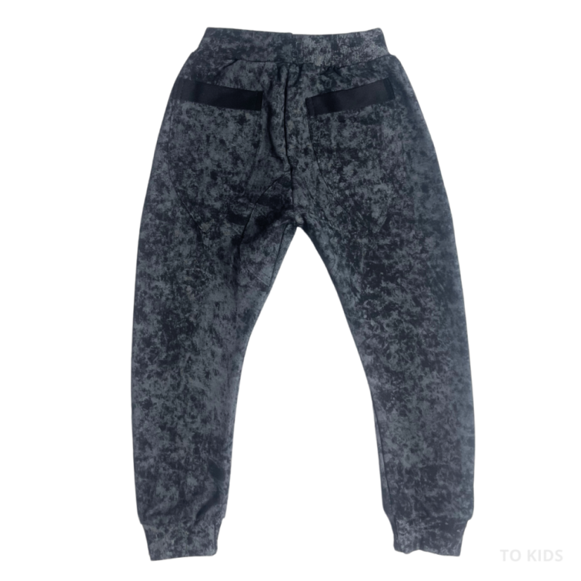 Chlapecké kalhoty Black-Gray - Velikost: 116/ 6 let