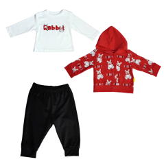 Třídílný chlapecký komplet Rabbit