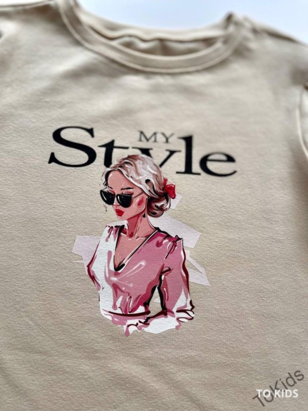 Dívčí blůzka MY Style - Velikost: 98/104 - 3-4 roky