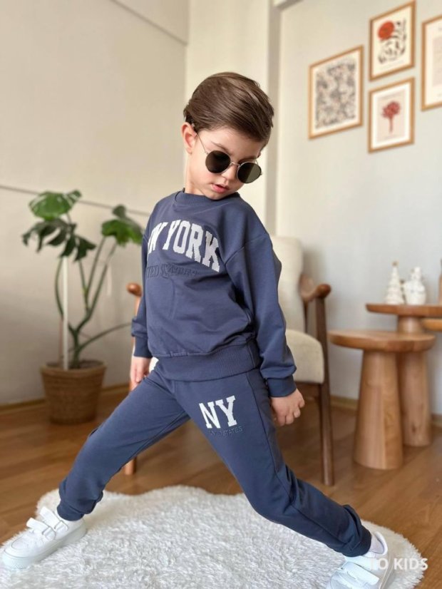 Chlapecká tepláková souprava New York - Velikost: 110/116 - 5-6 let