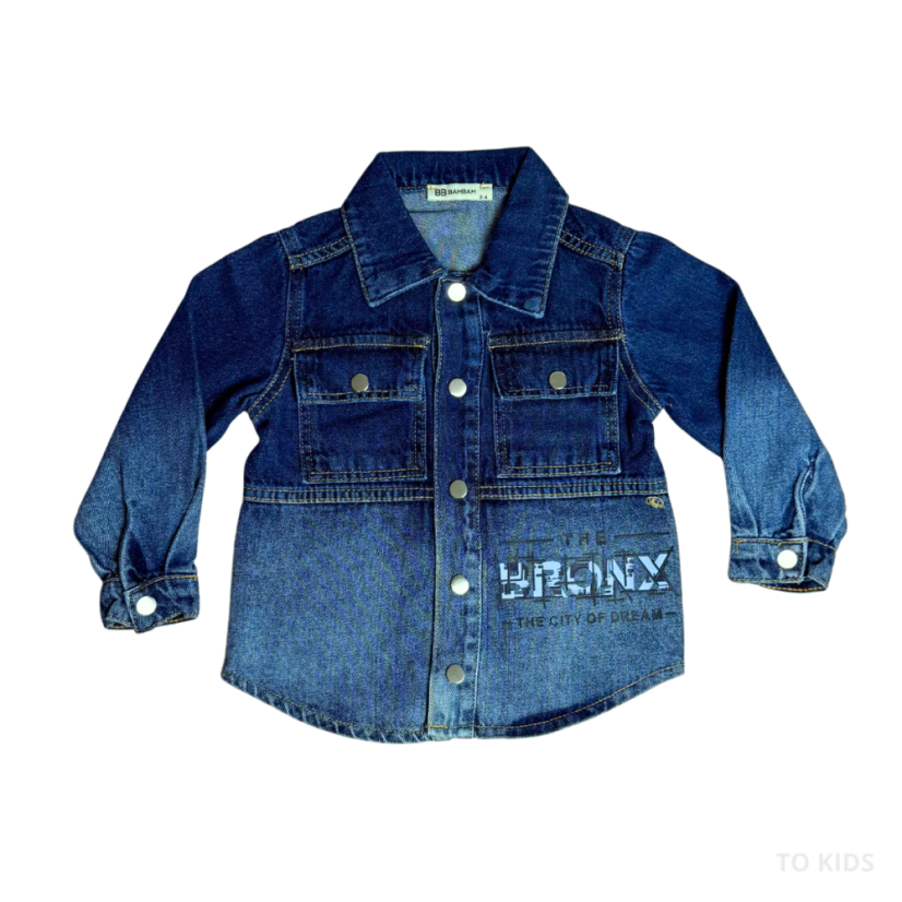 Třídílný chlapecký džínový komplet Bronx Blue