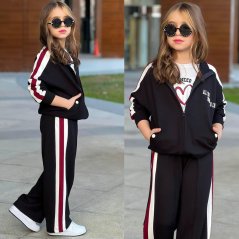 Dívčí třídílný komplet  All you need is love Black