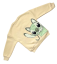 Dívčí souprava Stitch Green - Velikost: 122/128 - 7-8 let