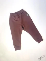 Dívčí tepláky hnědé baggy