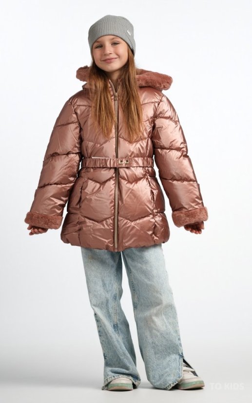 Mayoral dívčí zimní bunda Pink