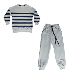 Dívčí souprava Stripe Gray