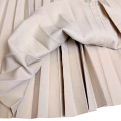 Dívčí sukně s knoflíky Beige