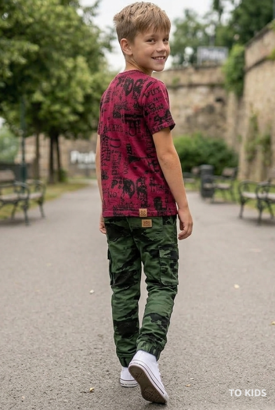 Chlapecké kalhoty Army