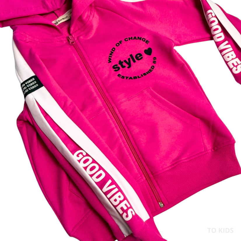 Dívčí třídílný komplet Good Vibes Red