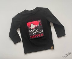Chlapecké triko Happen dlouhý rukáv