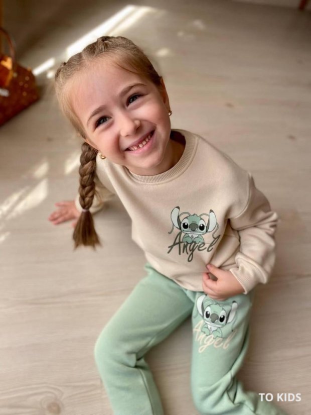 Dívčí souprava Stitch Green