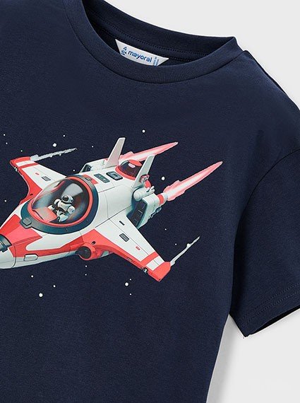 Chlapecké triko Mayoral Spaceship - Velikost: 122/ 7 let