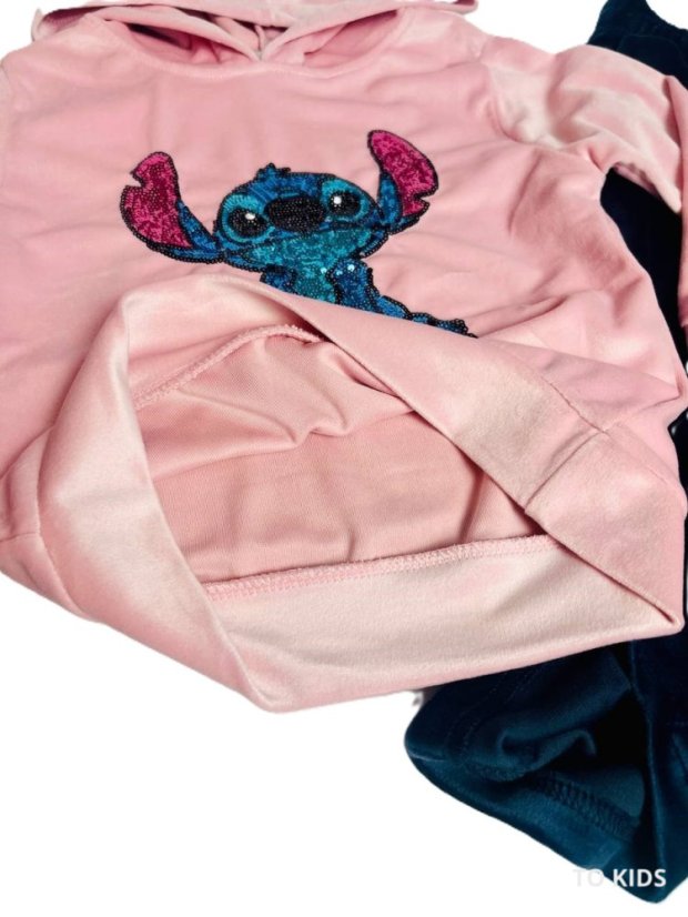 Dívčí komplet Stitch Pink