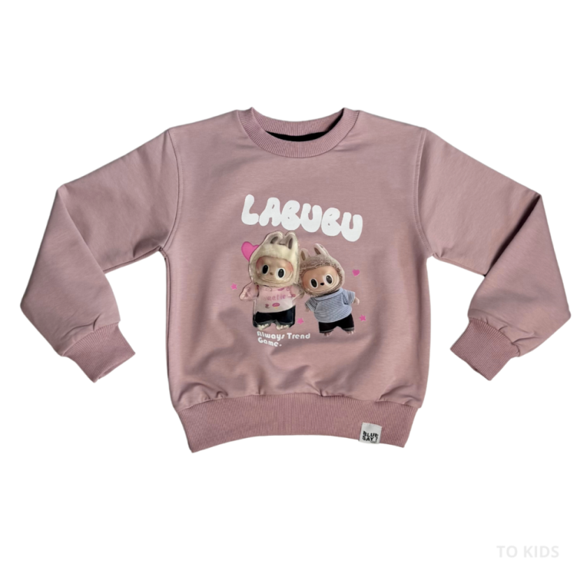 Dívčí mikina Labubu Pink