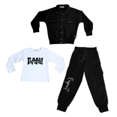 Třídílný chlapecký komplet Bam