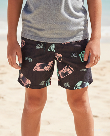 Chlapecké plavkové šortky Mayoral Good Game - Velikost: 140/ 10 let