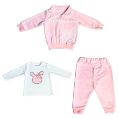 Třídílný dívčí komplet Bunny