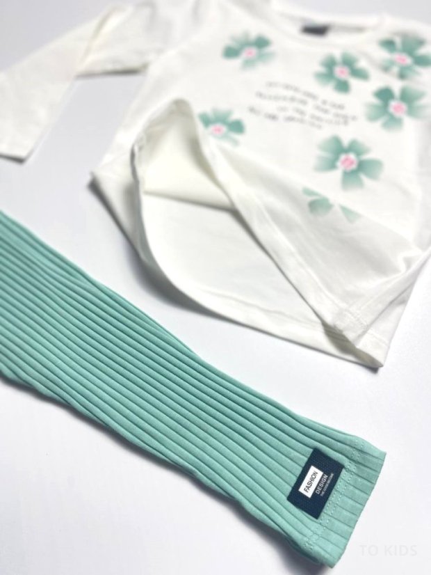 Dívčí komplet Green Flower