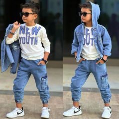 Chlapecký třídílný komplet Trendy Young