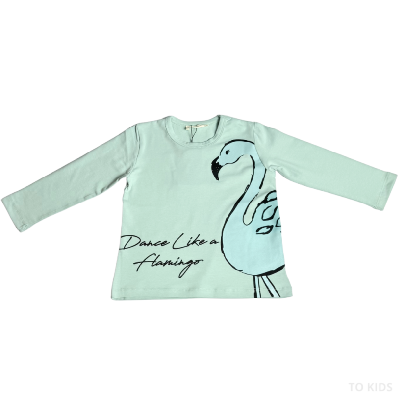 Dívčí komplet Flamingo Green - Velikost: 110/116 - 5-6 let