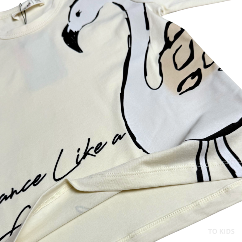 Dívčí komplet Flamingo Beige - Velikost: 98/104 - 3-4 roky