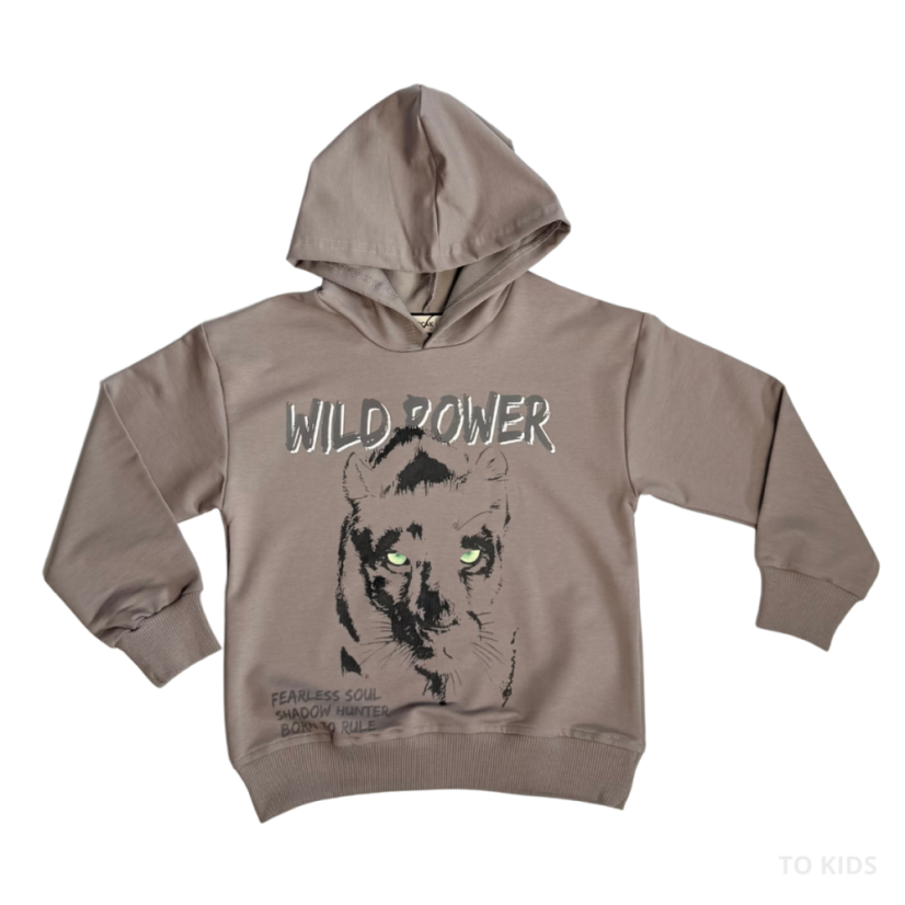 Chlapecká souprava Wild Power Braun - Velikost: 116/122 - 6-7 let