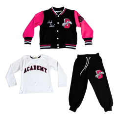 Dívčí komplet Academy Red