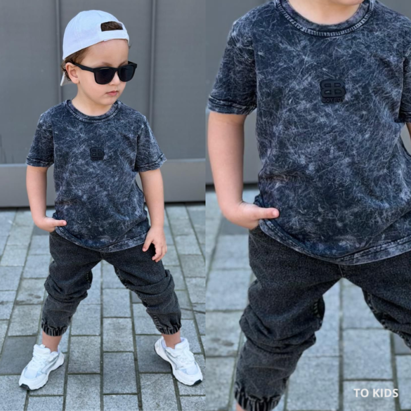 Chlapecký džínový set BB