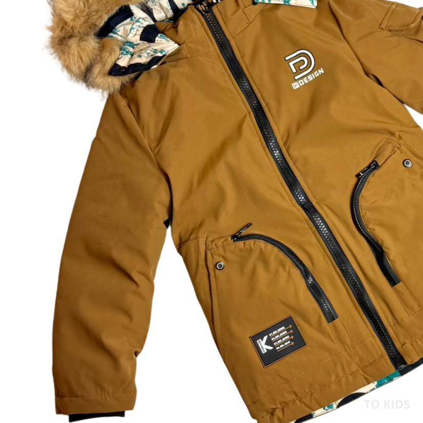 Chlapecká zimní bunda Braun - Velikost: 152/ 12 let