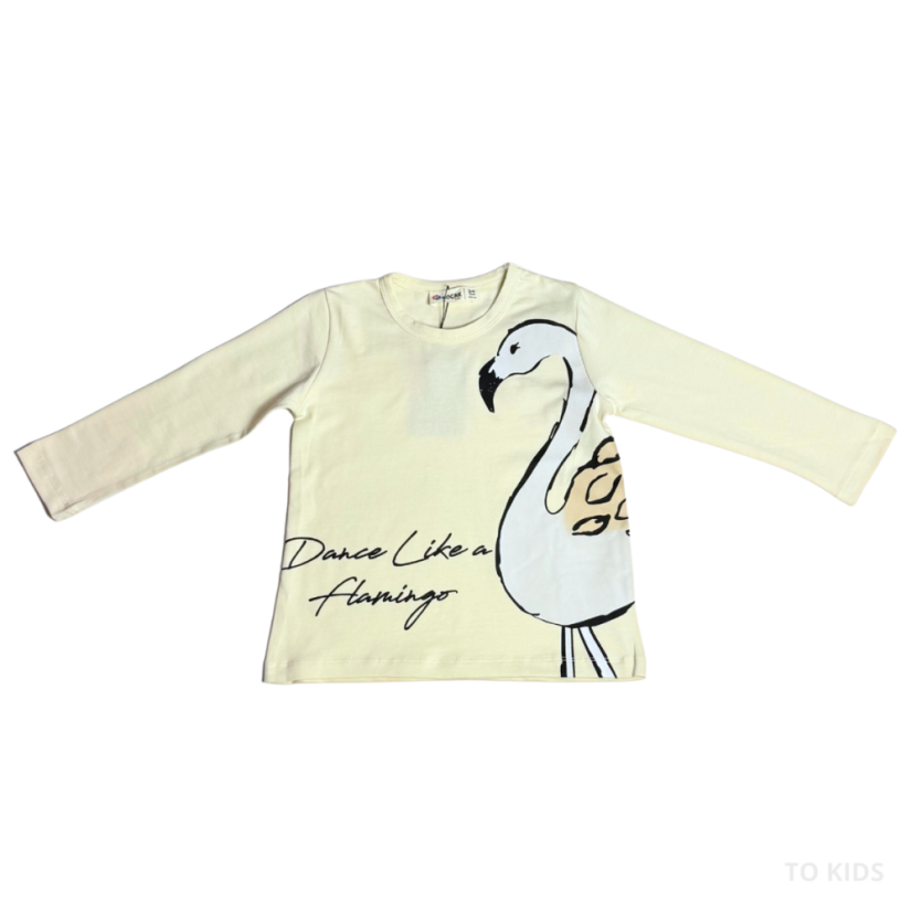 Dívčí komplet Flamingo Beige - Velikost: 98/104 - 3-4 roky