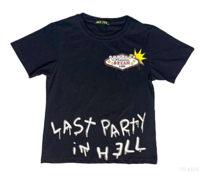 Chlapecké triko Last Party Black - Velikost: 152/ 12 let