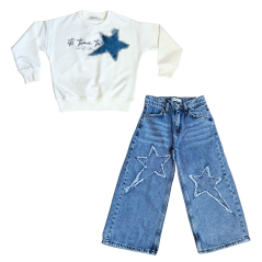 Dívčí komplet It's time Blue-White